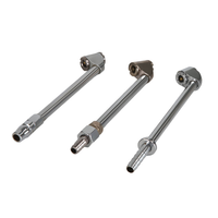 Pistolet de gonflage de pneus double tête à longue portée pour voiture, outil de réparation de pneus à valve double tête