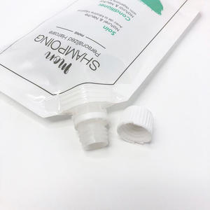 Pochette souple personnalisée en PE de 8,45 oz avec bec verseur, anti-fuite et durable, pour shampoing, crème de bain, liquides cosmétiques, impression par gravure - Product Image 2