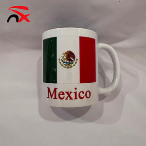 Tazas de Café de Cerámica con Bandera Nacional de la Copa de Fútbol, 11 oz, Regalo Premium para Fanáticos del Deporte - Product Image 5