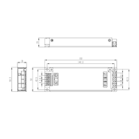 Alimentation LED industrielle 130W/170W 20A Adaptateur DC 90% d'efficacité, design compact, entrée AC universelle (110V/220V)