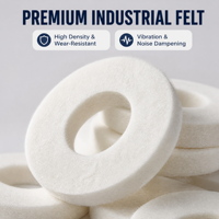 Bandes de feutre non tissé industrielles haute densité 100% polyester absorbant l'huile résistantes aux hautes températures pour le polissage