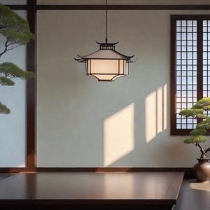 Lanterne de salon de thé zen chinoise, lustre LED de style palais, petit salon, restaurant, maison de thé, esthétique rétro de la <span class=keywords><strong>dynastie</strong></span> Song - Product Image 2
