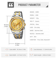 Gemakkelijk te onderhouden, nauwkeurige tijdmeting, stopwatchfunctie, datumweergave, horloge van hoge kwaliteit