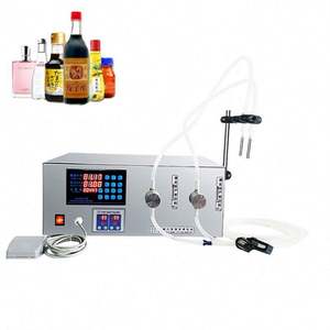 Máquina de llenado de líquidos Yunqingtech con bomba magnética de doble cabezal, 2 boquillas, pedal, para perfume, agua, aceite, jabón y detergente - Product Image 2