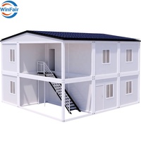 Maison de jardin modulaire en conteneur WinFair Costa Rica Triangle, 1 chambre avec toilettes et douche, pour logement pour les parents / maison d'hôtes