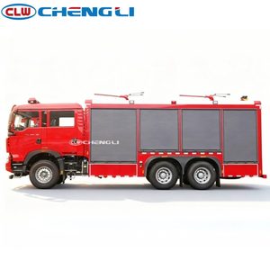 Camión de Bomberos HOWO 6T de Alta Capacidad y Alto Rendimiento con Gran Tanque de Polvo Seco - Product Image 2