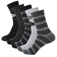 Chaussettes habillées pour hommes de haute qualité en coton, motifs classiques, à pois et rayées, chaussettes de travail