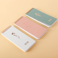Cuaderno Mini Personalizado de Fábrica con Costuras de Hilo, Cubierta de Cuero/Tela, PP, PVC, Páginas Datadas, Diseño de Lista de Verificación para Lista de Compras