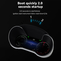 Cluster numérique de voiture Cockpit virtuel pour Mercedes Benz GL ML Class 2012-2015 Odometer Player Dashboard Speed Meter Screen
