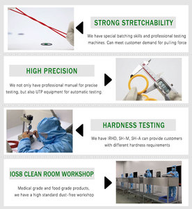 טבעות אטימה מגומי פלואורסיליקון בצבע כחול, בהתאמה אישית לפי גודל, לאביזרי רכב וחלקי אטימה לשסתומים - Product Image 5