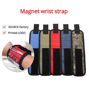 Güçlü mıknatıslar ile vidaları tutmak için özel manyetik bileklik taşınabilir manyetik küçük takım bileklik desteği - Product Image 3