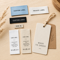 Etiquetas Colgantes al por Mayor, Papel Reciclado, Algodón Suave, Lavable, Duradero, Textil Natural, Etiquetas de Identificación Profesional para Ropa