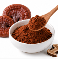 Poudre d'extrait de champignon Reishi pur en vrac, Ganoderma Lucidum, polysaccharide hydrosoluble 20:1 50:1, qualité supplémentaire