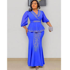 2 Stück Set Plus Size Afrika Kleidung Dashiki Afrikanische Röcke und Top für Frauen Ankara Hochzeits feier Kleid Outfits Neue Roben - Product Image 1