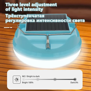 Linterna LED Portátil <span class=keywords><strong>de</strong></span> 12W para <span class=keywords><strong>Camping</strong></span>, IP55, ROHS, Azul+Blanco, PC Brillante, <span class=keywords><strong>Recargable</strong></span> Solar, para Exteriores, Senderismo, Emergencias, Jardín, con Certificación CE - Product Image 6