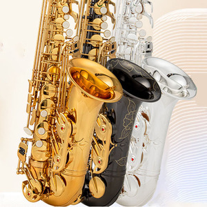 Saxofone Alto Eb de Cobre Fosforoso Artesanal Chinês de Alta Qualidade com Laca Dourada - Conjunto de Instrumento de Sopro - Preço de Fábrica - Product Image 1