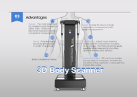 Escáner de Composición Corporal Profesional BECO GS6.5C+ con Avatar 3D y Electrodo de 8 Puntos para Evaluación Física