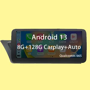 Precio de fábrica 8G + 128G para AUDI A4 A5 B8 12,5 "reproductores de vídeo para coche Android13 AUTO Apple Carplay navegación GPS Central Multimedia