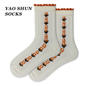 Tất Nữ Thời Trang Mùa Xuân Và Mùa Thu Họa Tiết Hoa Đáng Yêu Tất Nữ Họa Tiết Hoa Tình Yêu Thường Ngày - Product Image 6