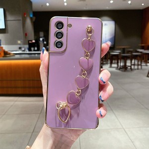 Placca di lusso Love Heart catena del braccialetto del telefono per <span class=keywords><strong>Samsung</strong></span> <span class=keywords><strong>S22</strong></span> <span class=keywords><strong>PLUS</strong></span> A52/A32/A73/A53 per <span class=keywords><strong>Samsung</strong></span> S23 Ultra - Product Image 5