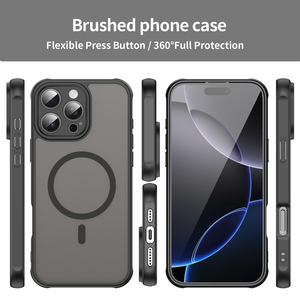 Funda Magnética Mate Antigolpes de TPU y PC para <span class=keywords><strong>iPhone</strong></span> 17 16 15, <span class=keywords><strong>Carcasa</strong></span> Protectora - Product Image 2