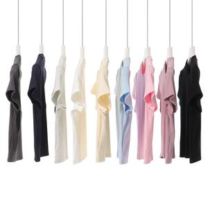 เสื้อยืดเอวลอยเข้ารูปของผู้หญิงผ้าคอตตอนผ้าสแปนเด็กซ์230gsm เสื้อครอปทรงสลิมฟิตสำหรับการออกแบบแบรนด์ - Product Image 3