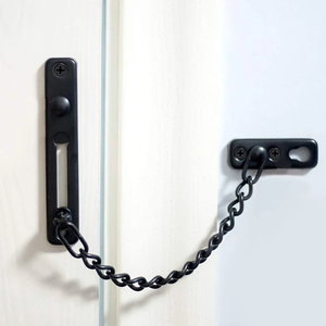 Door <b>Chain</b> Lock Aluminium Security <b>Chain</b> Guard Springs Anti-Theft Press <b>Heavy</b> <b>Duty</b> Polished Latch Screw Modern Design 1 Year - Product Image 2