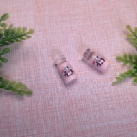 100 Uds. Miniaturas de Comida para Casa de Muñecas, Mini Botellas de Leche Simuladas para Bebidas de Supermercado, Accesorios de Juguete para Muñecas