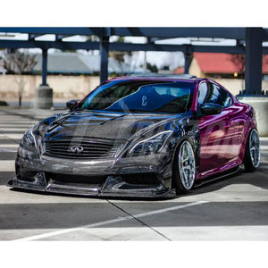 กันชนหน้าคาร์บอนไฟเบอร์แบบแห้งสไตล์ IPL สำหรับ INFINITI G37 Coupe ปี 2008-2015 - Product Image 3