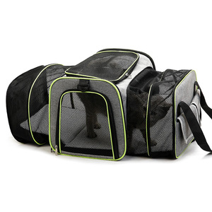 Bolsa de Transporte Expandible para Mascotas, Aprobada por Aerolíneas, con Malla Transpirable, para Perros y Gatos, con Almohadilla de Felpa Extraíble - Product Image 1