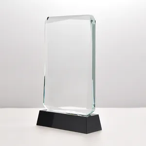 Trofeo di cristallo della Base di vetro di Logo su ordinazione del premio del trofeo di cristallo in bianco K9 economico all'ingrosso della fabbrica