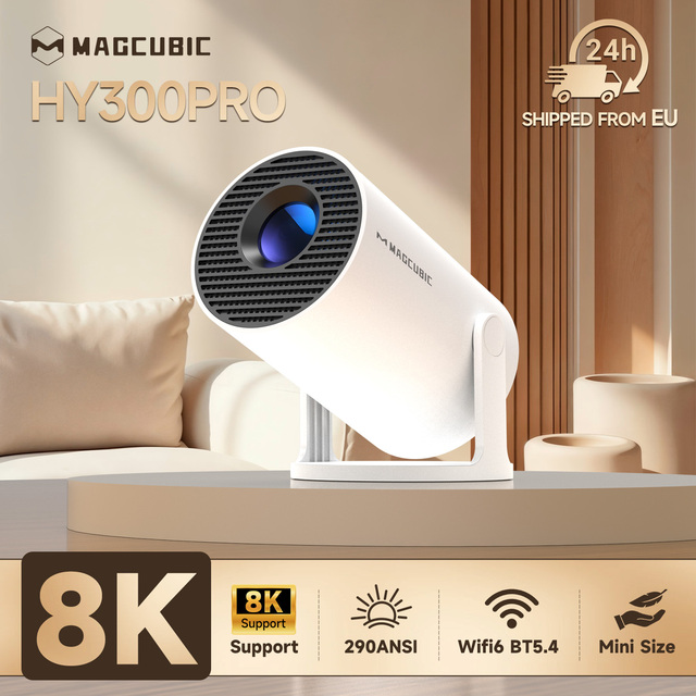 Magcubic Mini DLP Android 14 Smart Wifi Portable Outdoor 8K Mini Pocket Home Theater Education Projector for Teaching School