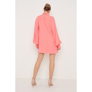 New Innovation Autumn Design High Collar Chiffon Women's Mini Dress - Product Image 4