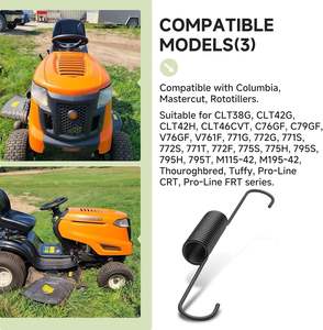 Ressort d'extension de transmission pour tracteur à gazon Yong Shengda 732-04276A, garantie de 3 mois pour MTD/<span class=keywords><strong>Craftsman</strong></span>/Huskee/Bolens/Brute Rototiller - Product Image 4