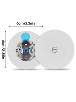 Sous-verre LED double face réutilisable en EVA, sous-verres LED en acrylique, autocollants LED, lumières pour boissons pour voiture