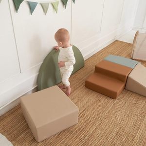 Ensemble de jeux souples pour intérieur, équipement de gym, blocs d'escalade en mousse, ensemble de jeux de grande taille avec tunnel à ramper et tissu doux - Product Image 4