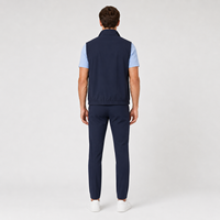Ensemble Athleisure 3 Pièces Homme en Gros : Gilet Réversible, T-shirt en Coton Mercerisé et Pantalon Droit Élastique