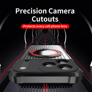 Étui de téléphone avec protection magnétique translucide, support rotatif antichoc à charge sans fil pour <span class=keywords><strong>V21</strong></span> 4G/5G/X300Pro/Y400/VIVO Y28 4G - Product Image 3