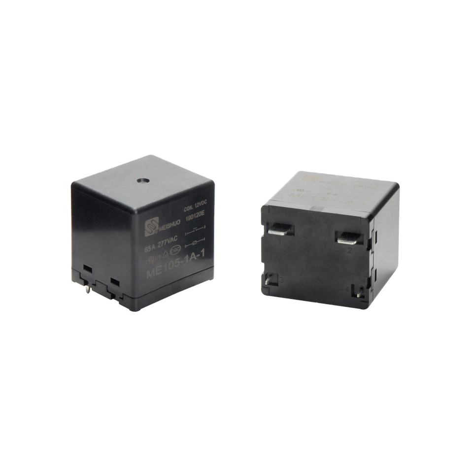 ME105 PCB 65A/400VAC Miniature Sealed Automotive Relays for Solar Photovoltaic Inverter and New Energy Vehicles