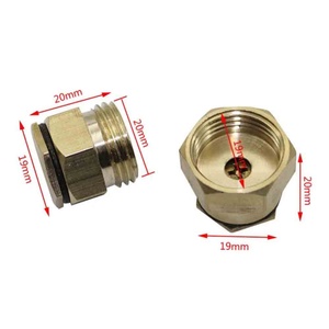 Garden Agriculture Cooling 1/2 Inch Brass Misting Sprinklers 180 Degree Brass Refraction Nozzle Male Thread Misting Sprinkler - Product Image 2