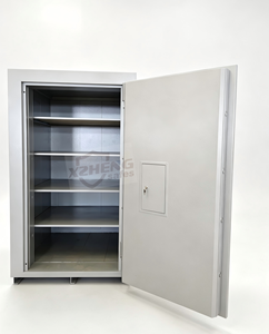 Caja Fuerte Grande Anti-Robo para Piso, <span class=keywords><strong>con</strong></span> <span class=keywords><strong>Llave</strong></span> y Estantes Internos Extraíbles para Almacenamiento de Objetos de Valor, Efectivo y Archivos - Product Image 1