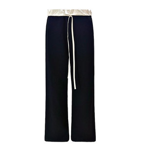 Nouvel arrivage Pantalon double taille de style tendance avec poches latérales Pantalon double taille de couleur unie pour hommes - Product Image 1