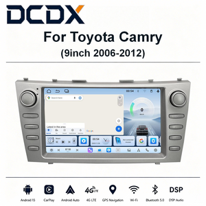 Autoradio pour Toyota Camry 9 pouces (2006-2012), avec CarPlay sans fil et Android Auto, navigation GPS, DSP, unité multimédia haut de gamme - Product Image 1