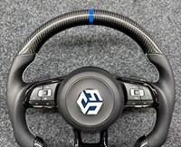 Volant en cuir en stock pour Volkswagen VW MK7 MK6 Golf 6 Golf 7 7.5 Passat Polo Scirocco Jetta GTI GTD GTS GTE GLI CC