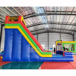 Tobogán Inflable Doble de Colores, Tobogán Inflable de PVC Resistente de Grado Comercial Apto para Eventos de Alquiler. - Product Image 3