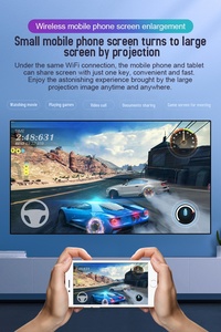 C99 3D 4K DLP Mini Xách Tay Thông Minh Android 9.0 2 + 16G Wifi BT Pocket Di Động Home Video Máy Chiếu Ngoài Trời - Product Image 4