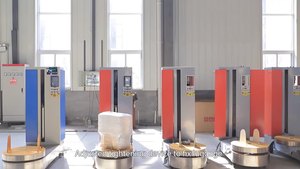 Máquina Eléctrica Semiautomática para Envolver Equipaje de Aeropuerto con Film Estirable, Control PLC, Cinta Transportadora, Fácil Operación, para Textiles, Ropa y Alimentos - Product Image 4