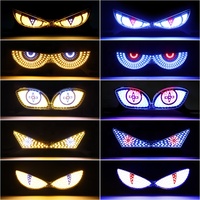 Feux arrière de moto universels 12V LED Devil Eyes, éclairage décoratif pour voitures et motos