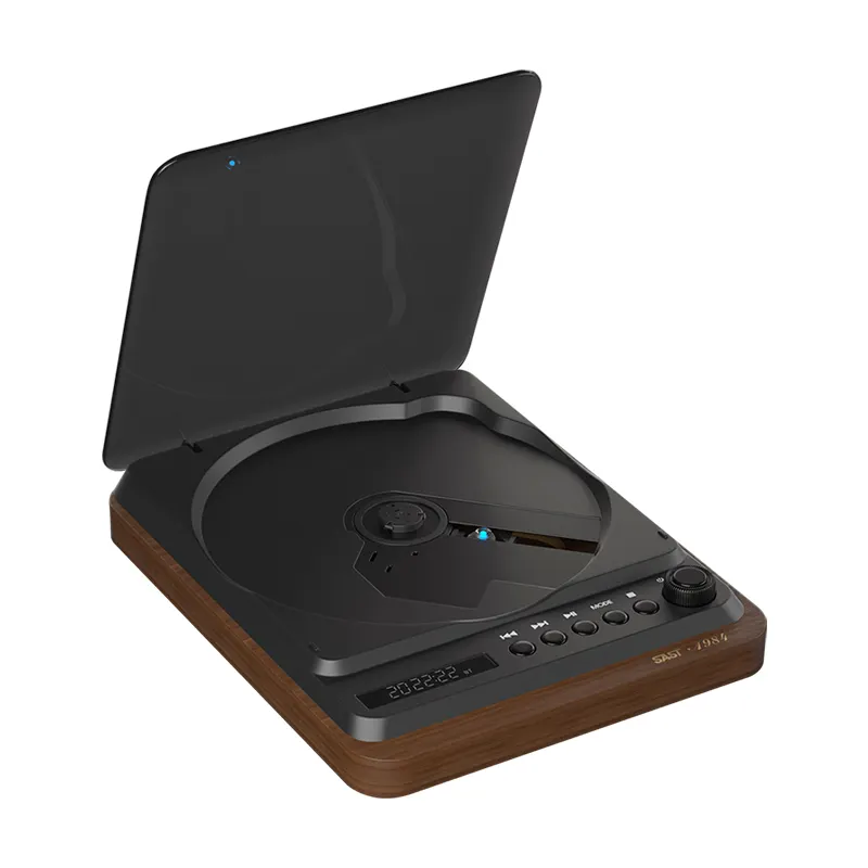 Lettore CD in legno di fascia alta febbre ad alta definizione Lossless portatile CD Walkman Wireless Bluetooth HIFI lettore musicale discman