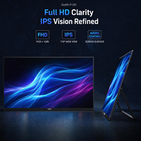Moniteur portable tactile 18,5 pouces ODM FHD 1920x1080 IPS 100Hz ultra-fin 15 mm double USB-C pour travail à distance et gaming sur ordinateur portable
